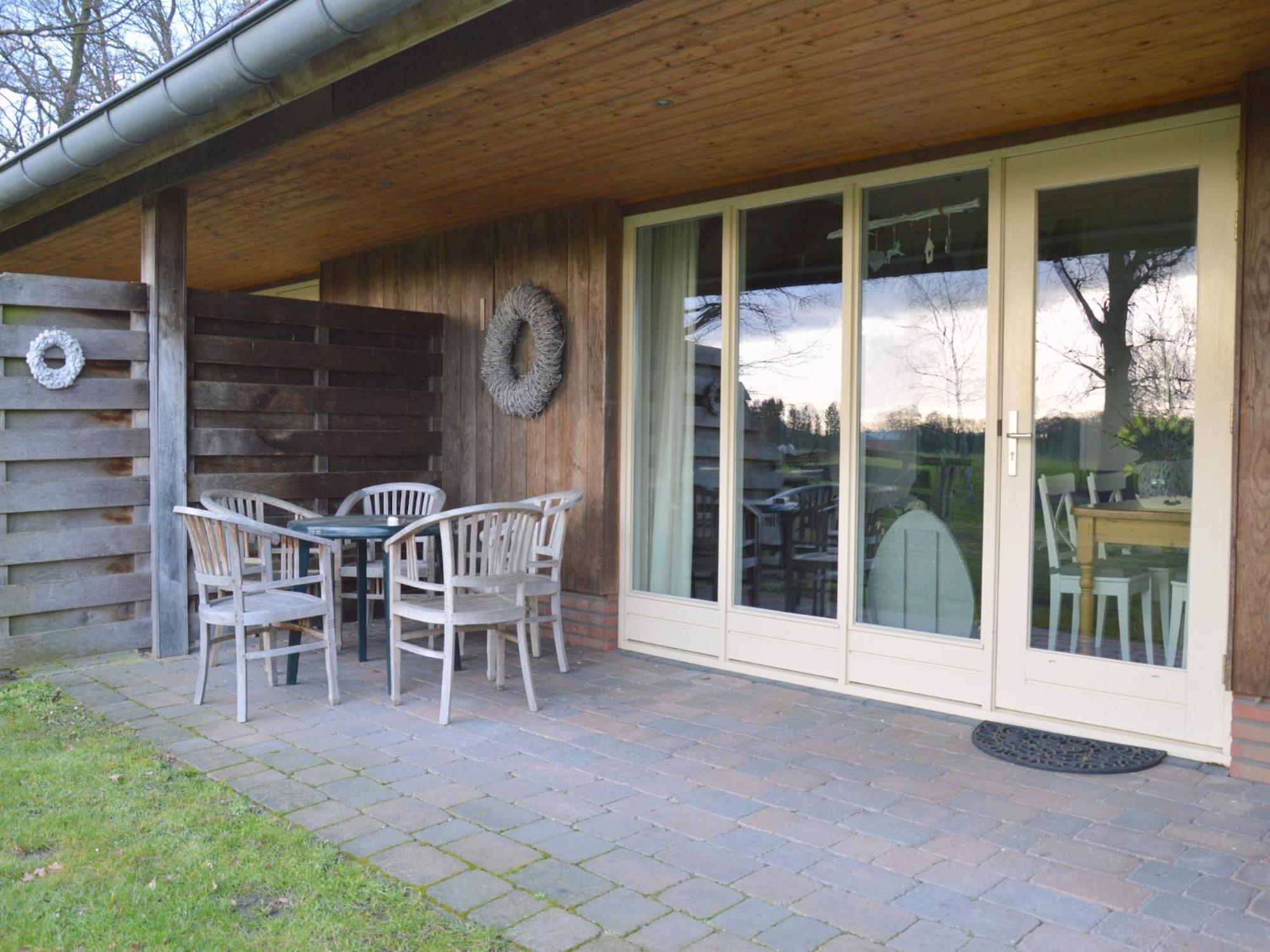 Holiday Home In Geesteren With Roof Terrace Garden Furniture Exterior photo