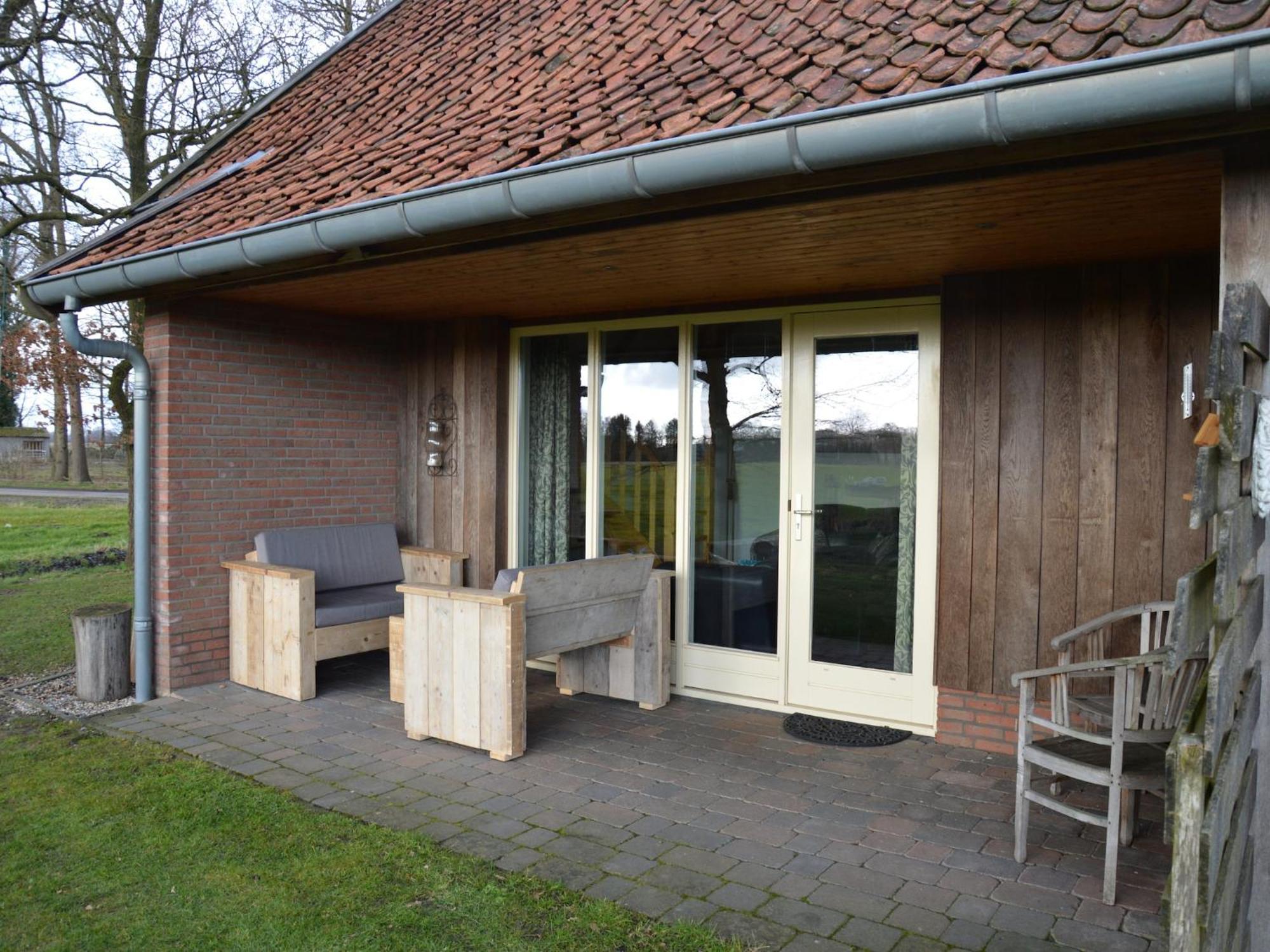 Holiday Home In Geesteren With Roof Terrace Garden Furniture Exterior photo